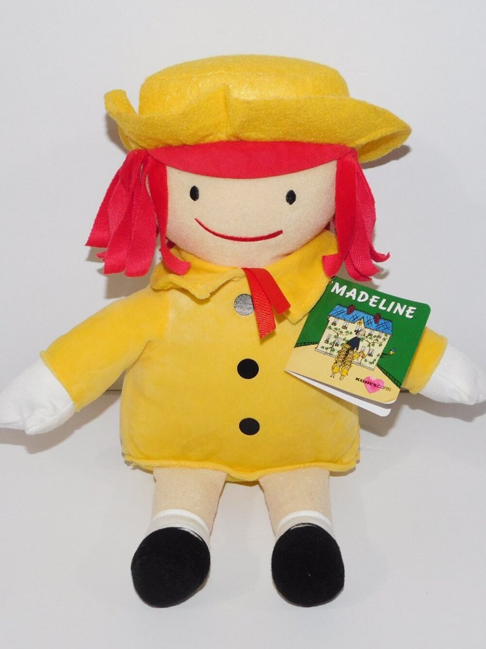 Kohl's Cares Madeline Doll Yellow Outfit  13" Plush Stuffed 2016 NEW w Tag